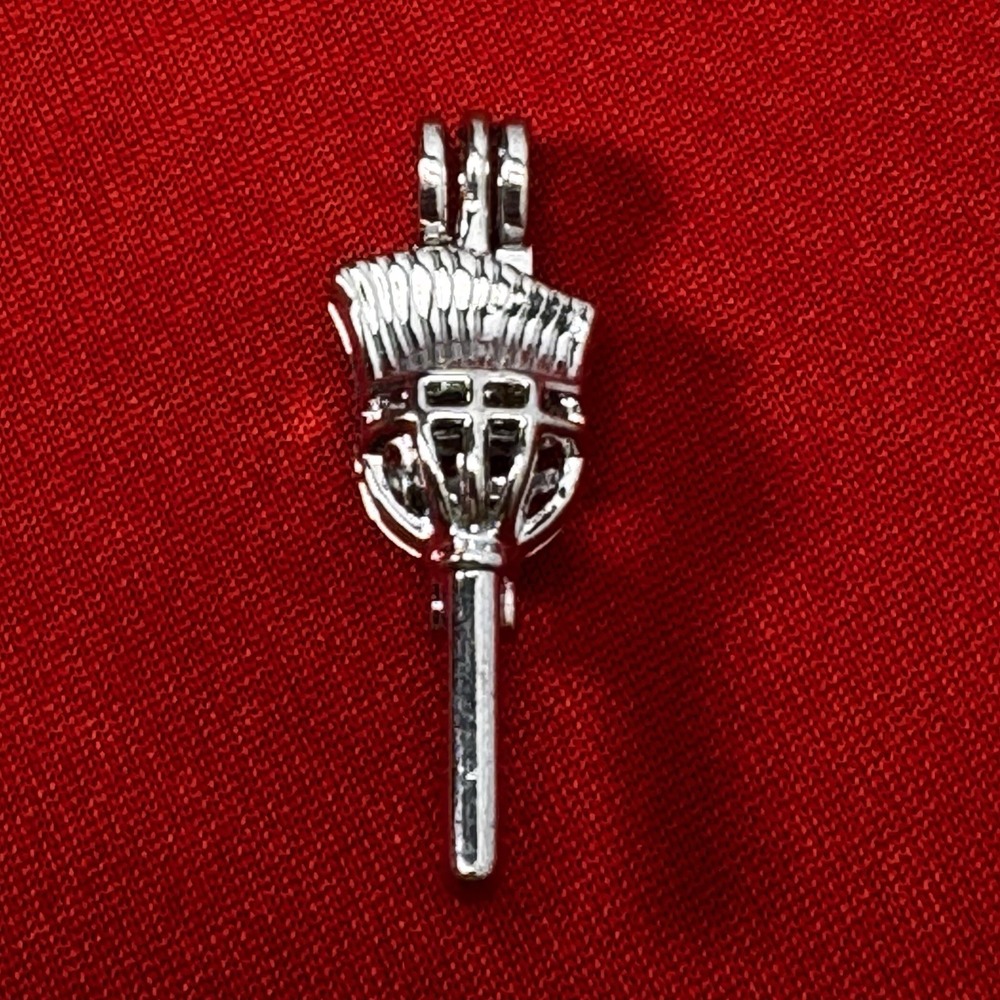 Silver Tone‎ Torch Essential Oil Diffuser Pendant